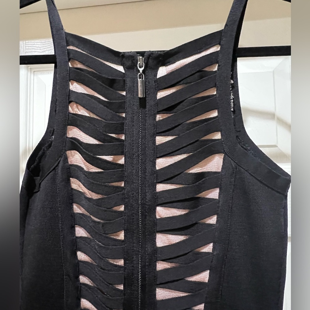 Vintage / Rare BeBe BodyCon Dress Sz S - Picture 9 of 10